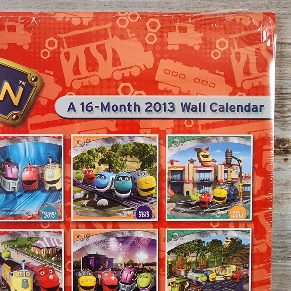 Chuggington Traintastic 2013 Wall Calendar 16-Month New Sealed Wilson Brewster